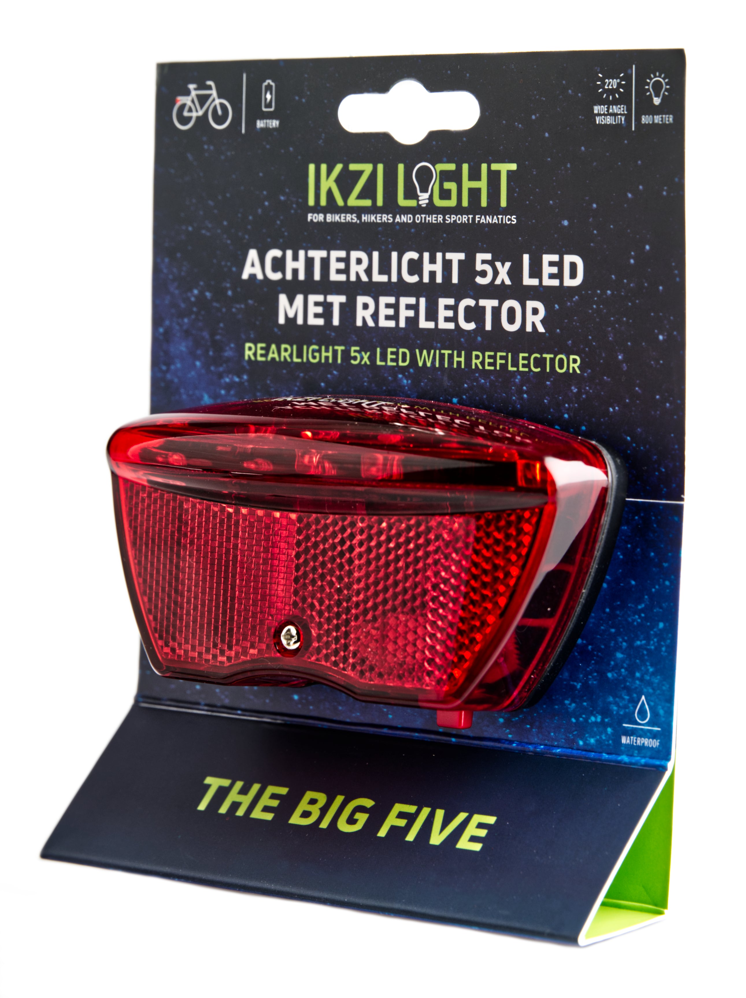 Achterlicht IKZI 5x LED inclusief reflector