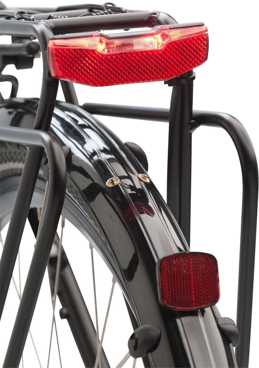 fiets verlichting - Axa Achterlicht Blueline 80 Mm Led Naafdynamo/fietsaccu Rood