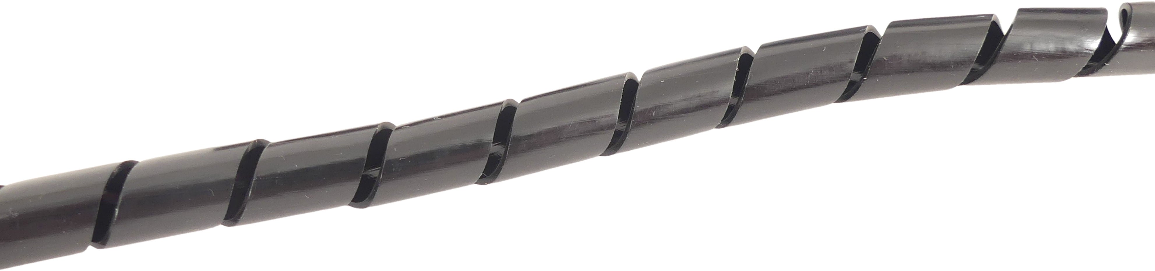 Kabel/Framebeschermer spiraal - 8mm / 10meter - zwart