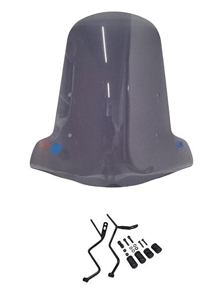 windscherm Regia met bevestigingsset (made in EU) smoke yadea M6L