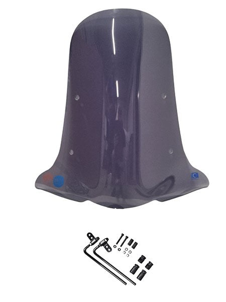 windscherm Regia met bevestigingsset (made in EU) smoke yadea C1S