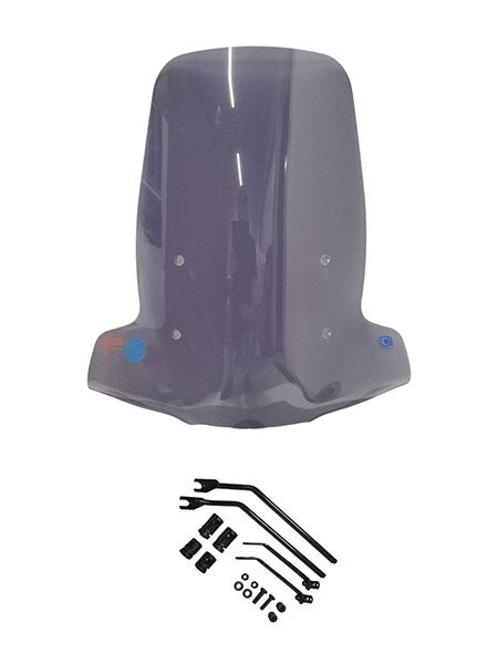 windscherm Regia met bevestigingsset (made in EU) smoke yadea Y1S=op=op