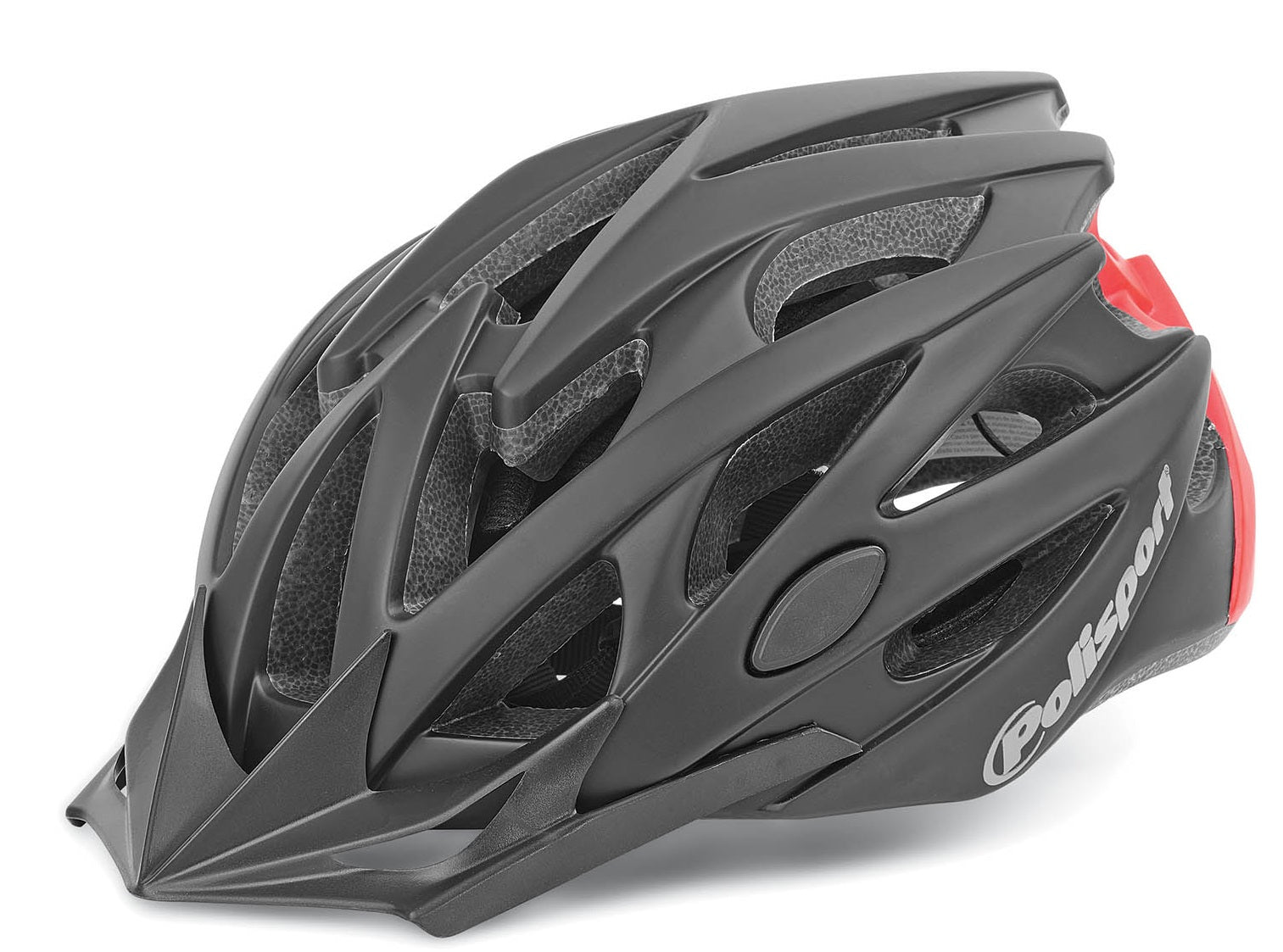 Fietshelm Polisport Twig M 55-58 cm - zwart / mat rood