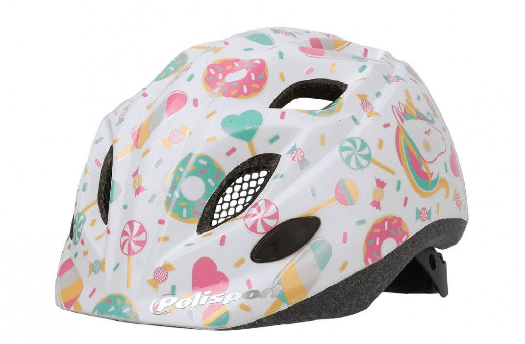 Fietshelm Polisport Lolipops XS 48-52 cm - wit