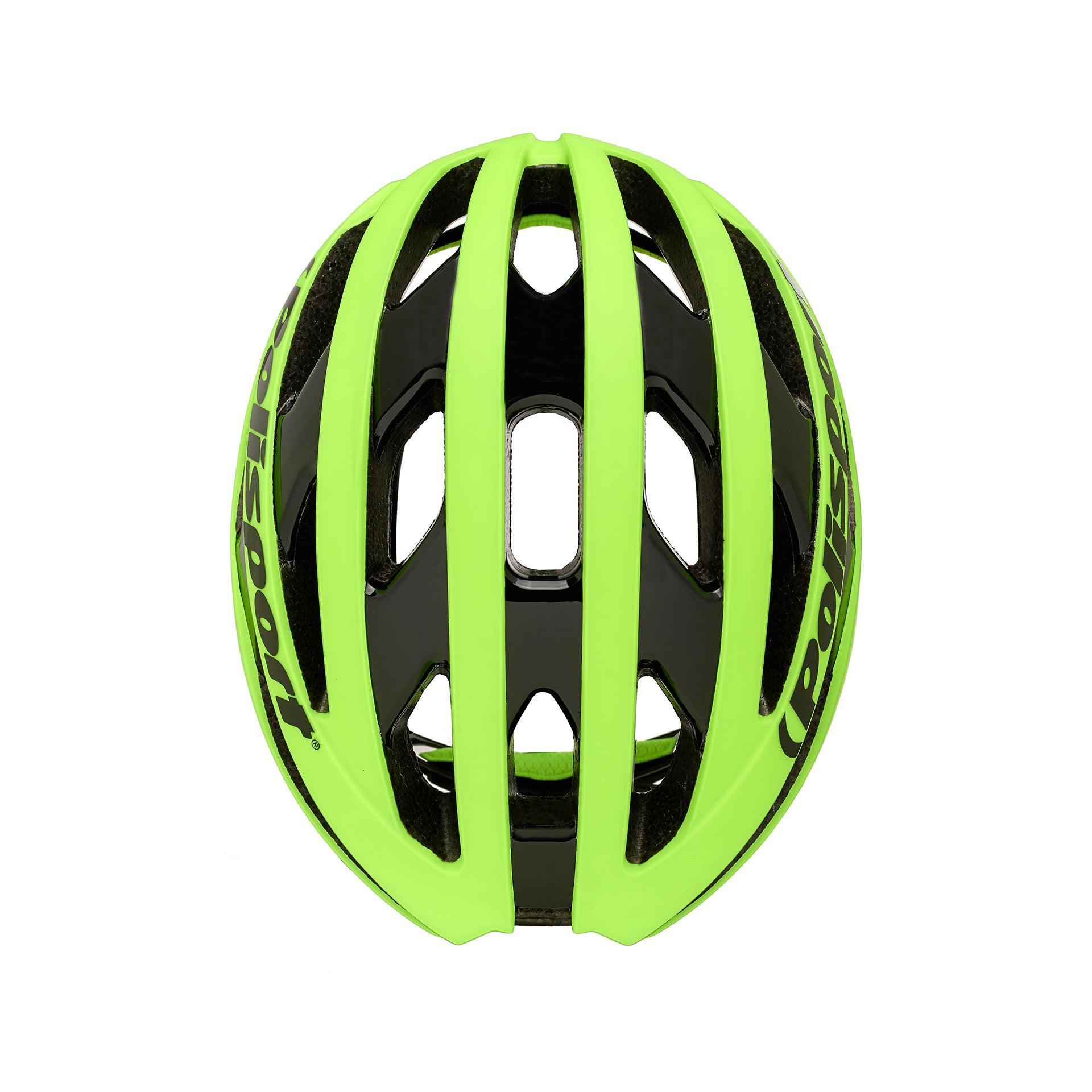 Fietshelm Polisport Light Pro M 54-58 cm - mat fluor geel / zwart