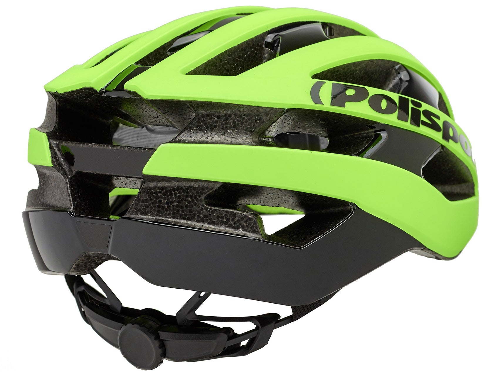 Fietshelm Polisport Light Pro M 54-58 cm - mat fluor geel / zwart