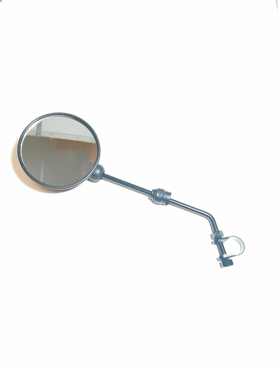 TopTier Parts - spiegel + klem bromfiets/ fatbike zwart