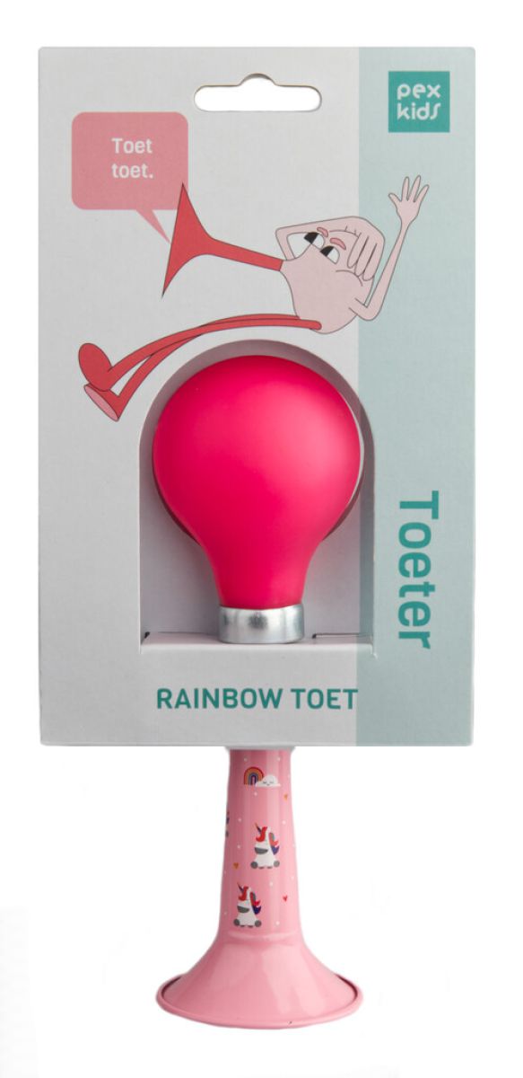 Kindertoeter recht PexKids Unicorn - roze met roze bol