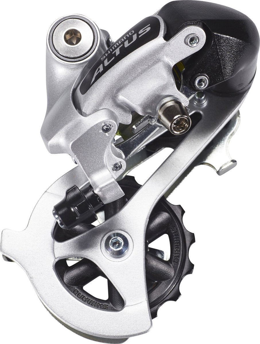 fiets derailleur - Shimano achterderailleur Altus m310 sgs 7/8-speed. Zilver