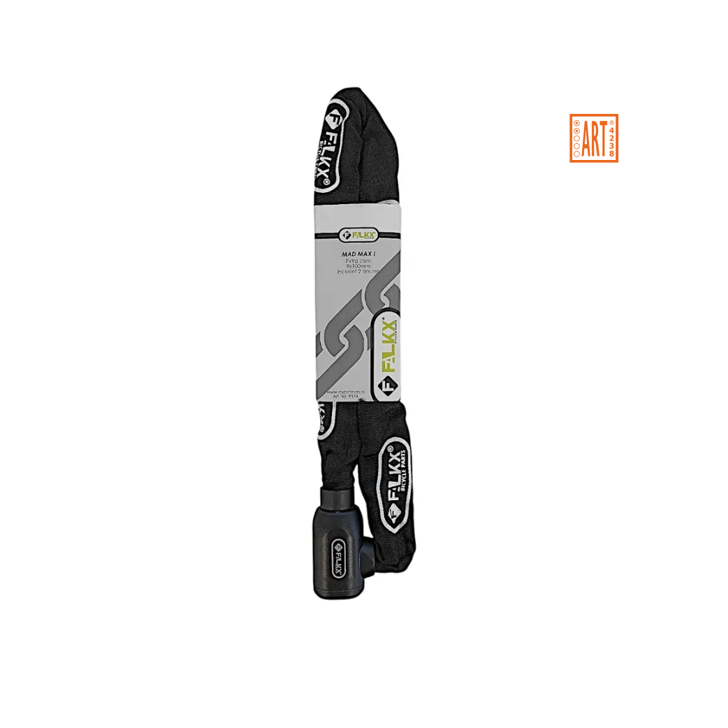 FA2201A Falkx kettingslot zwart 9x900