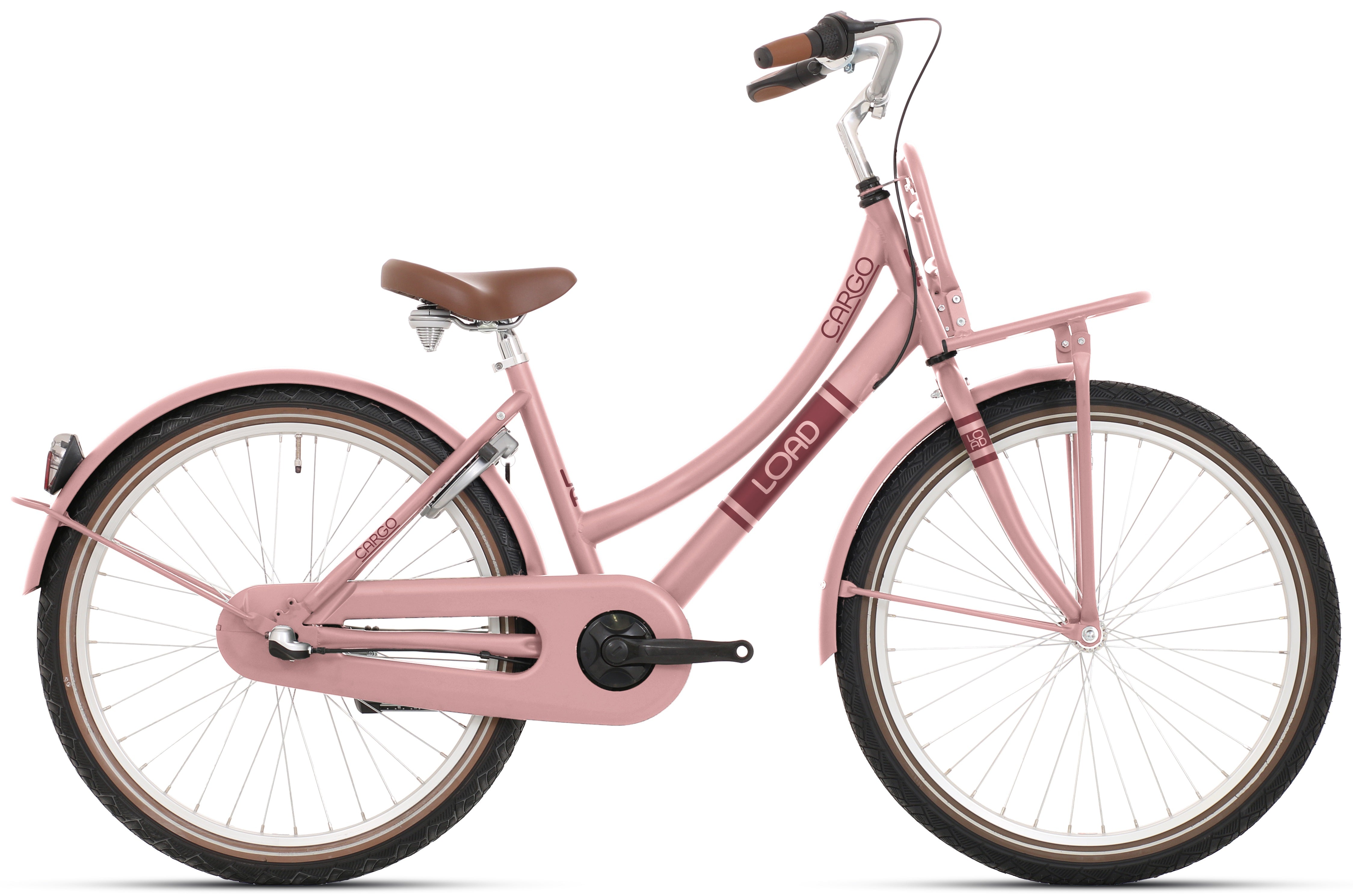 Kinderfiets 20" Bike Fun Load - mahogany roze