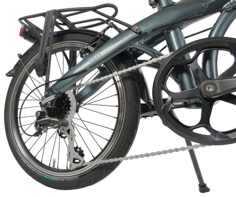 Vouwfiets 20" U-Go Dare D7 V-brake - 7 speed derailleur - ocean grey