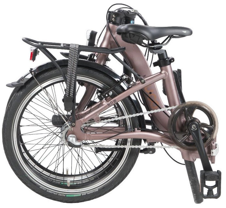 Vouwfiets 20" U-Go Now i3 met lage instap - V-brake - Nexus 3 speed - marroon brown