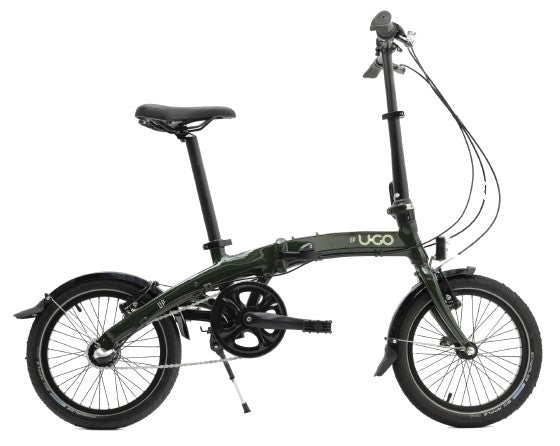 Vouwfiets 20" U-Go i3 V-brake - Nexus 3 speed - moss green