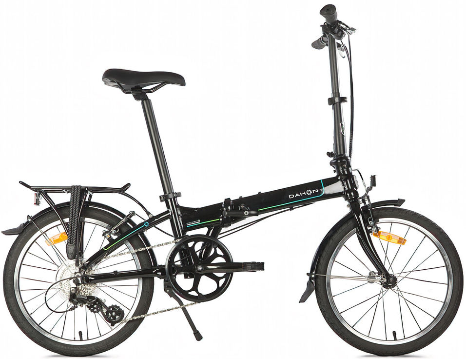 Vouwfiets 20" Dahon Mariner D8 met V-Brake - (obsidian) zwart