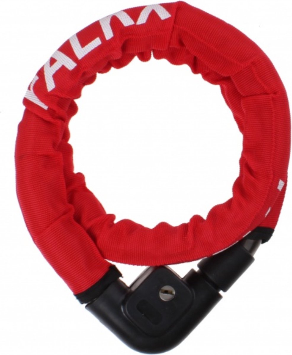 fiets slot - FALKX Cobraslot 22x1000mm rood, Nylon hoes