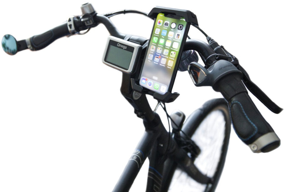 Telefoonhouder Mirage Zero-Six Mr. Mussie - verstelbaar 17-9 cm - zwart