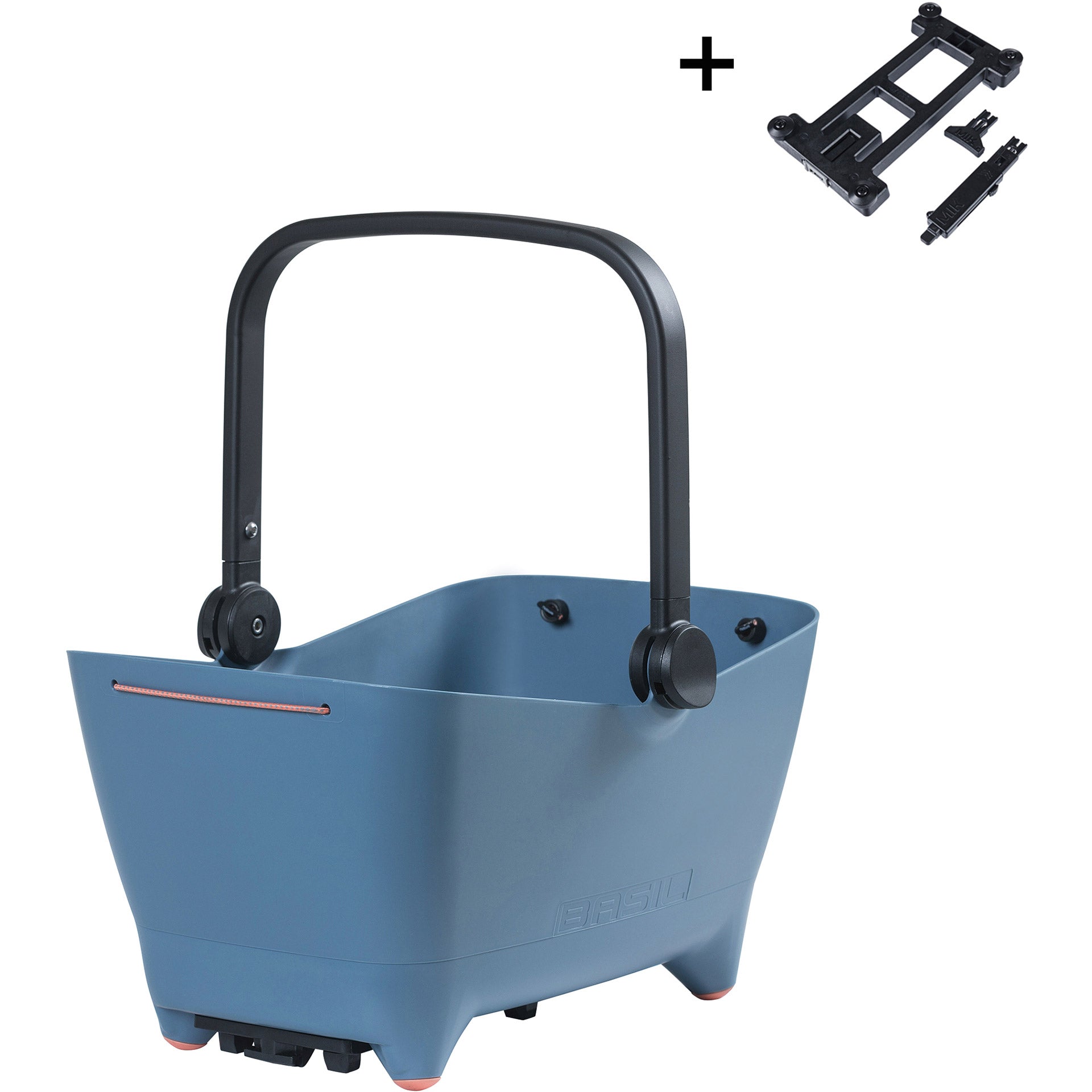 Basil hondenmand Buddy MIK 2.0 met kussen kunststof blauw