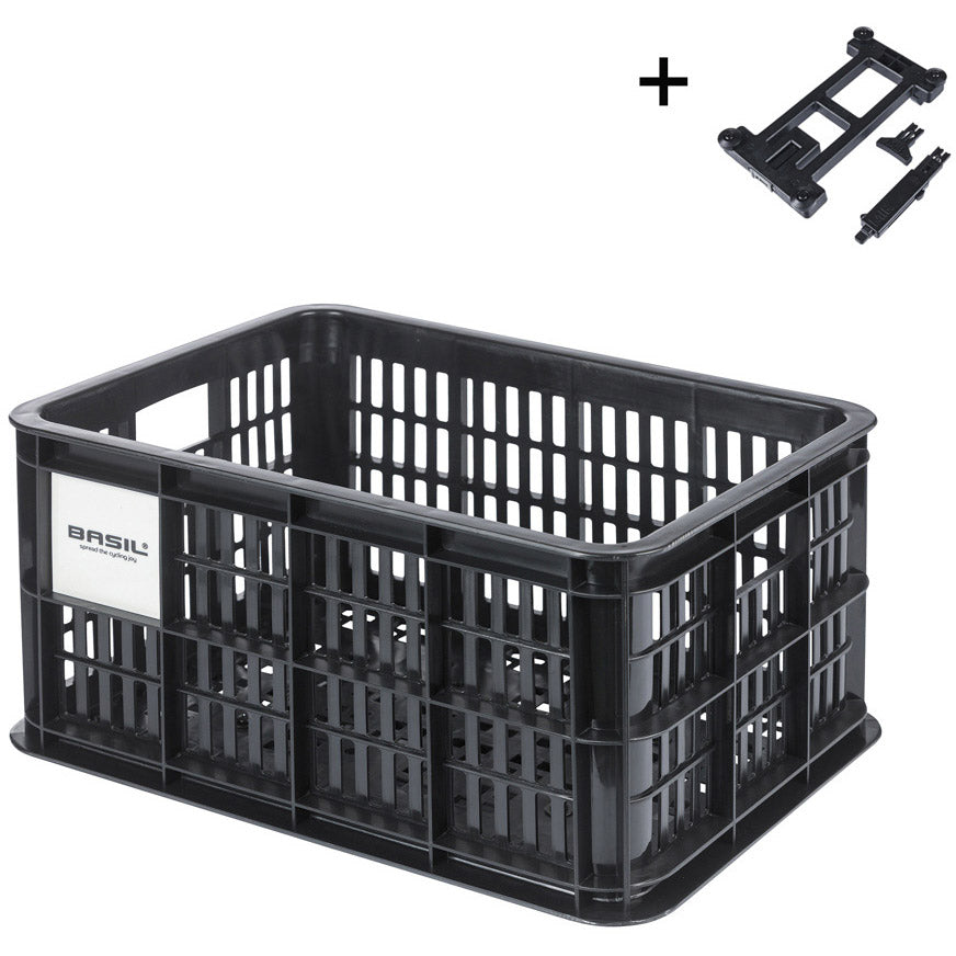 Basil krat S MIK 2.0 17,5l rPET zwart