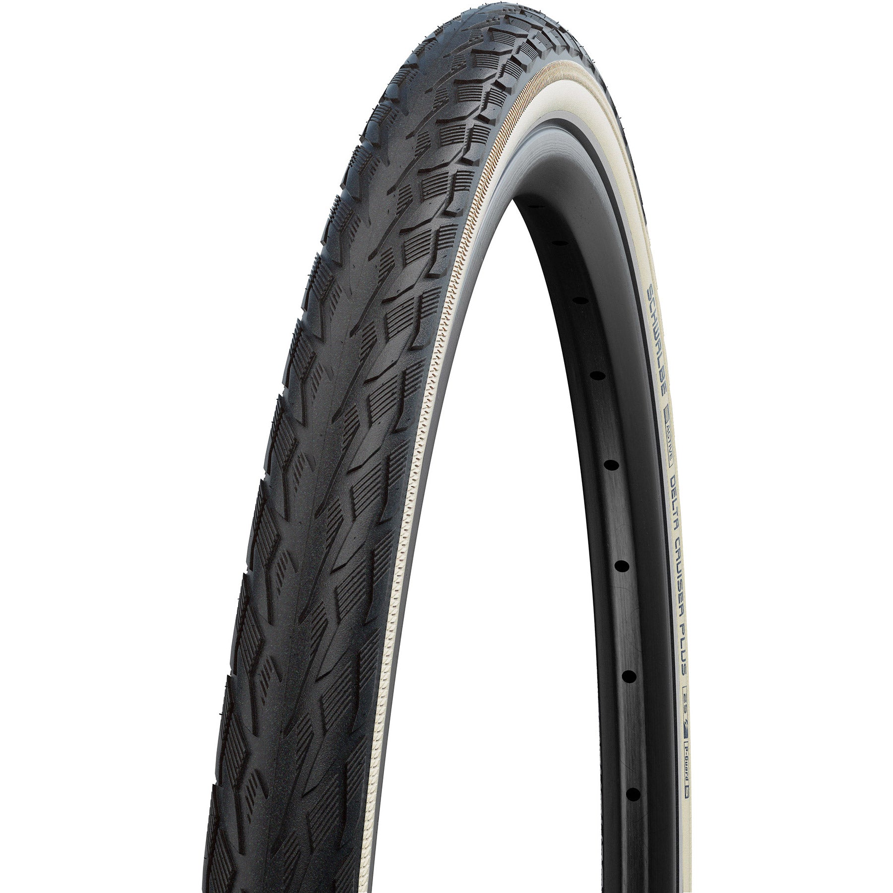 BUB Schwalbe 28-1.10 (28-622) Delta Cruiser Plus zw./wit +R