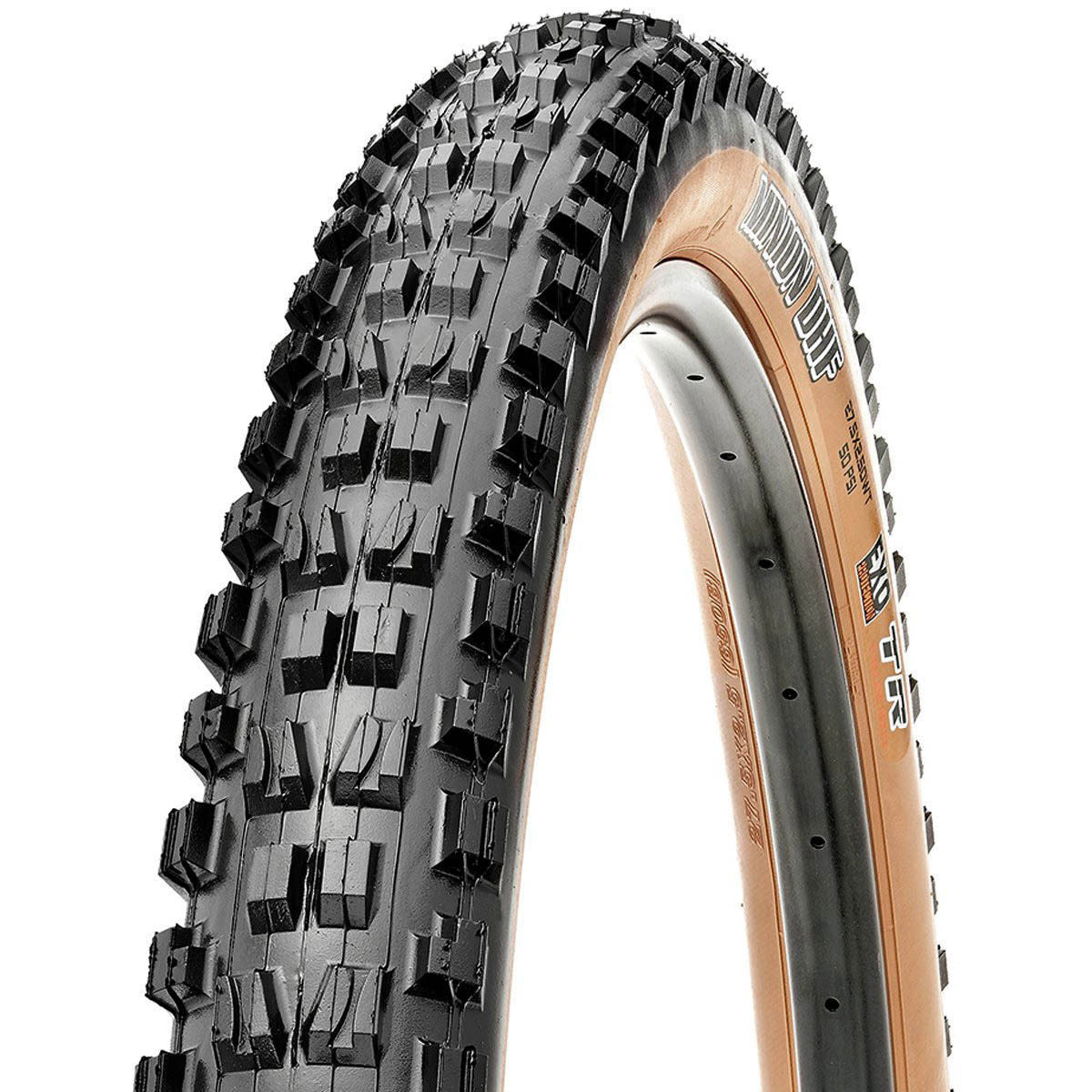 Maxxis vouwband Minion DHF 64-584 WT 60TPI zwart/tanwall