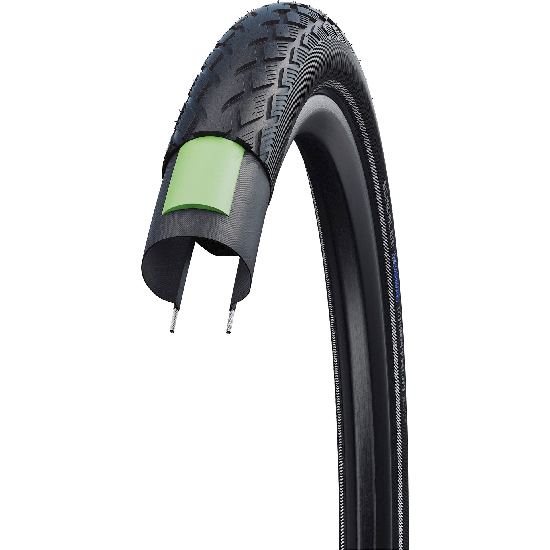 BUB Schwalbe 26-1⅜ (37-590) Delta Cruiser Plus zw/wit +R