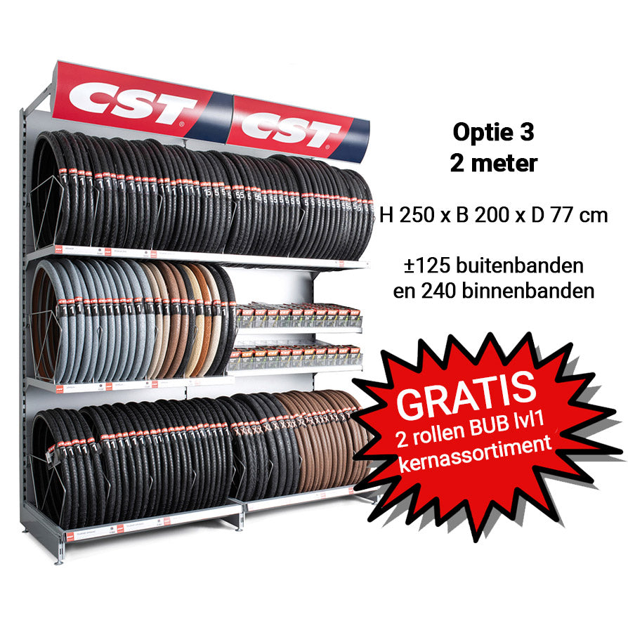CST Winkelmeter optie 3 / 2mtr (±125 BUB + 240 BIB)