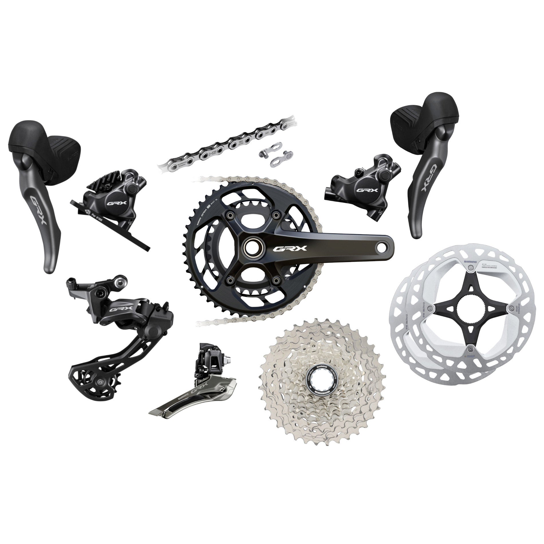 Shimano groepset GRX RX820 2x12v