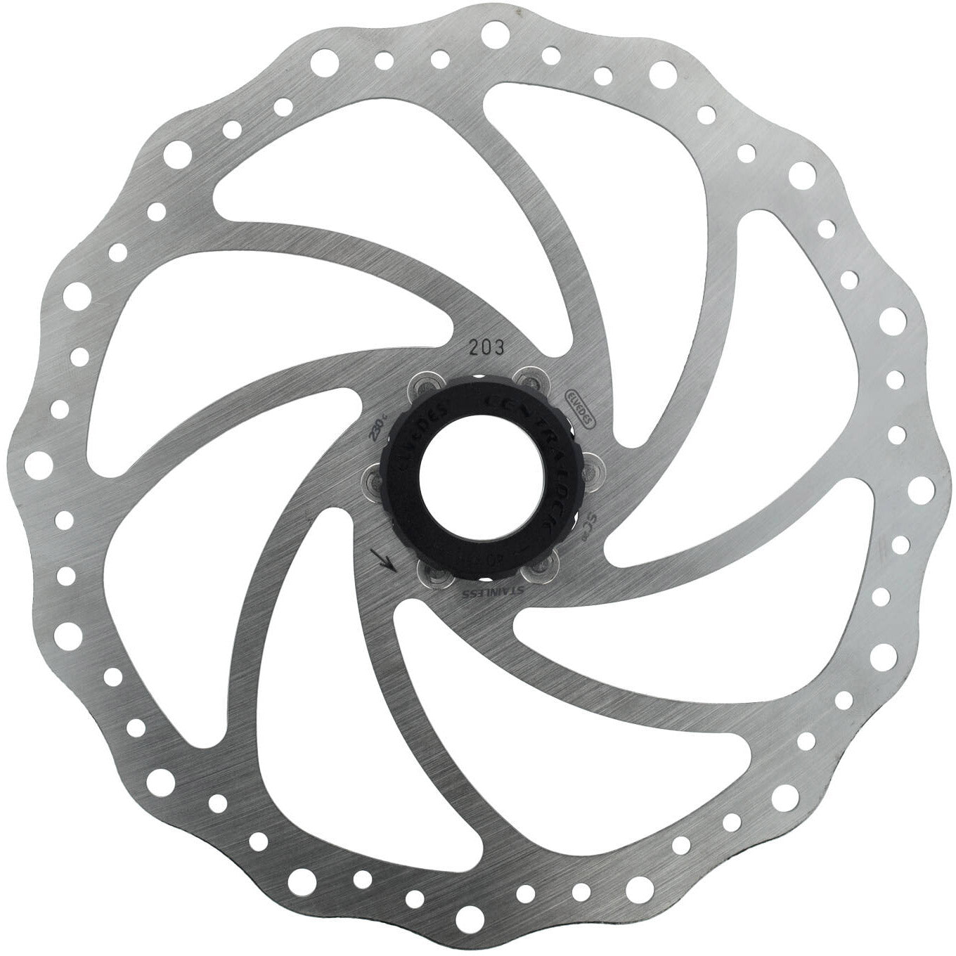 Elvedes SC20 RVS rotor 203mm 203g centerlock