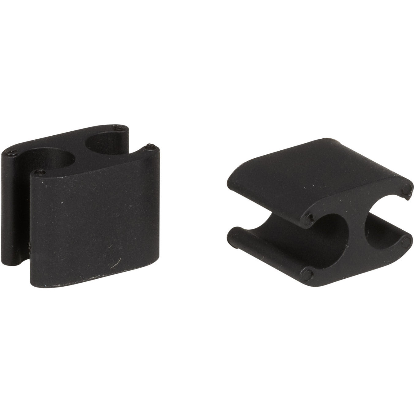 Elvedes kabelclips duo zwart 5,0mm - 2,5mm plastic (p/50)