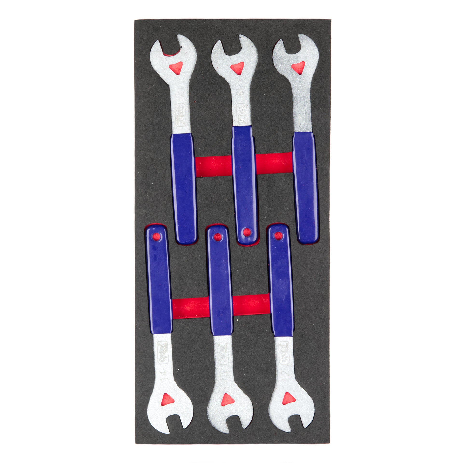 Cyclus foam 5 inclusief conussleutels maat S rood