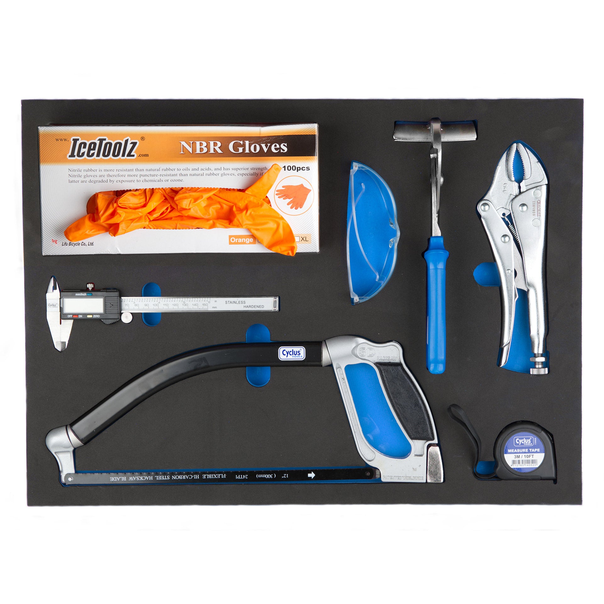 Cyclus foam 10 inclusief diversen set-A maat L blauw