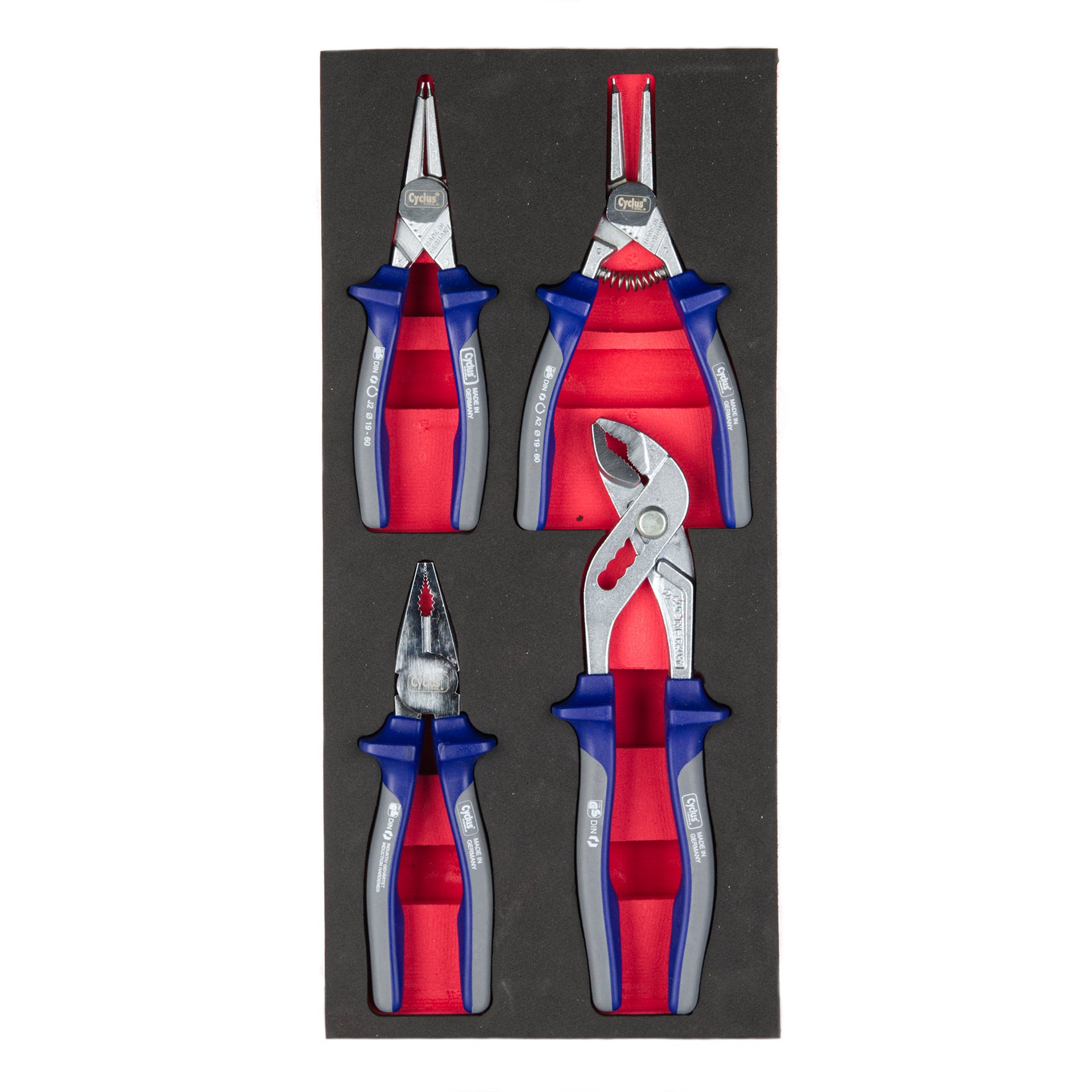 Cyclus foam 16 inclusief tangen maat S rood