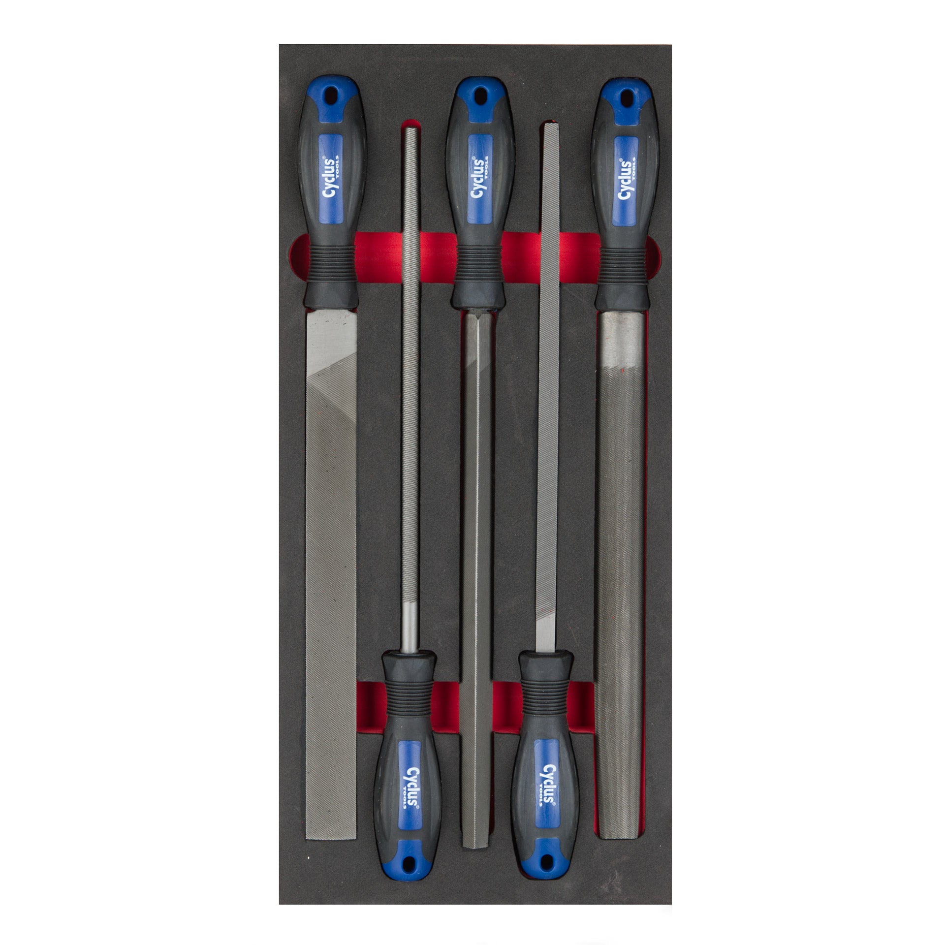 Cyclus foam 22 inclusief vijlenset maat S rood