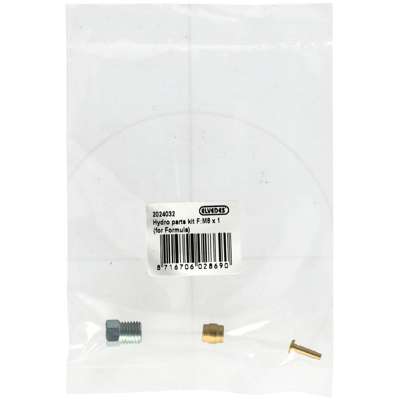 Elvedes hydro onderdelen kit F M8×1 (Formula)