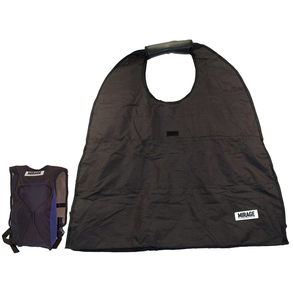 Mirage rugtas met draagtas voor 16-20" vouwfiets zw/blauw