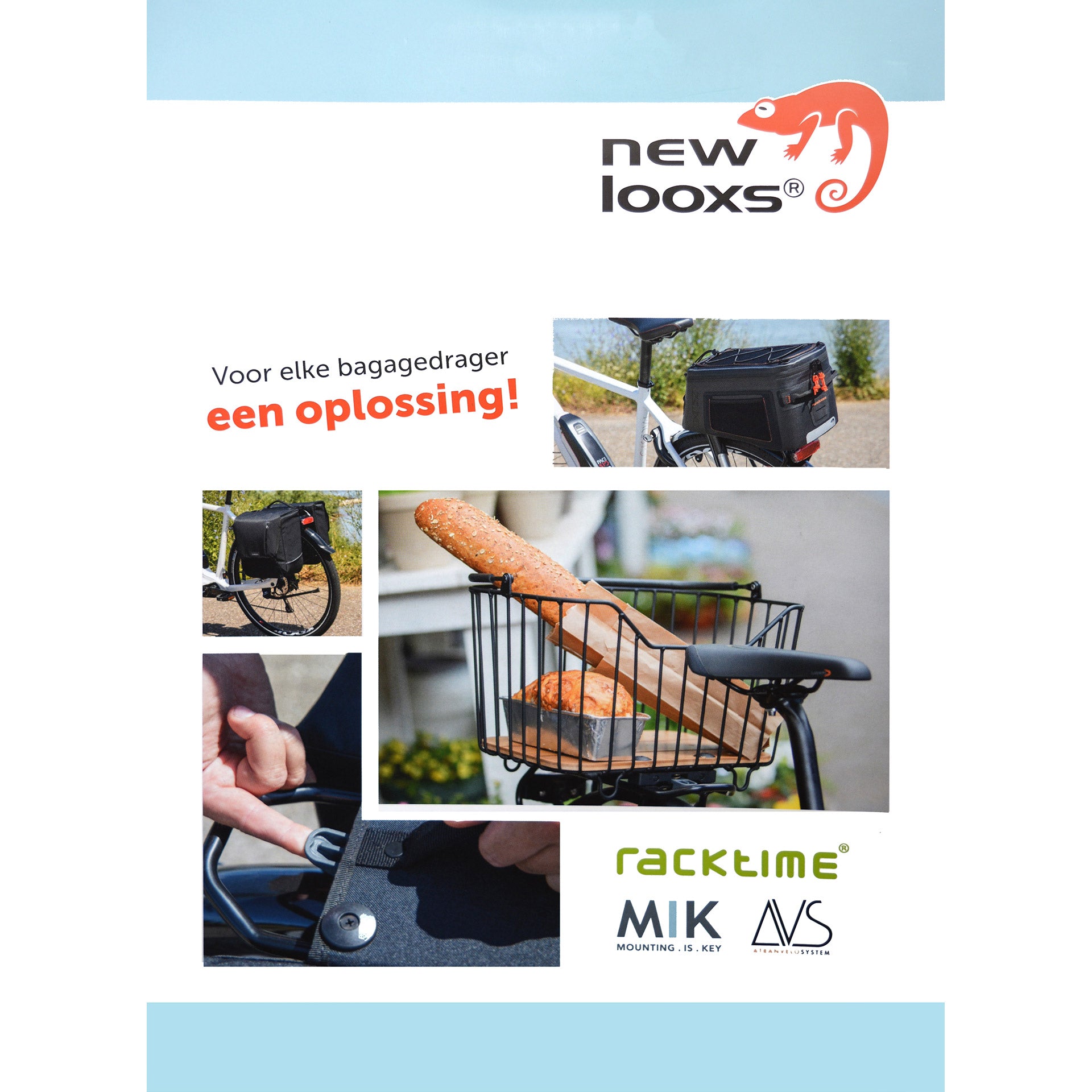 Flyer Racktime Bags/New Looxs Fietstas