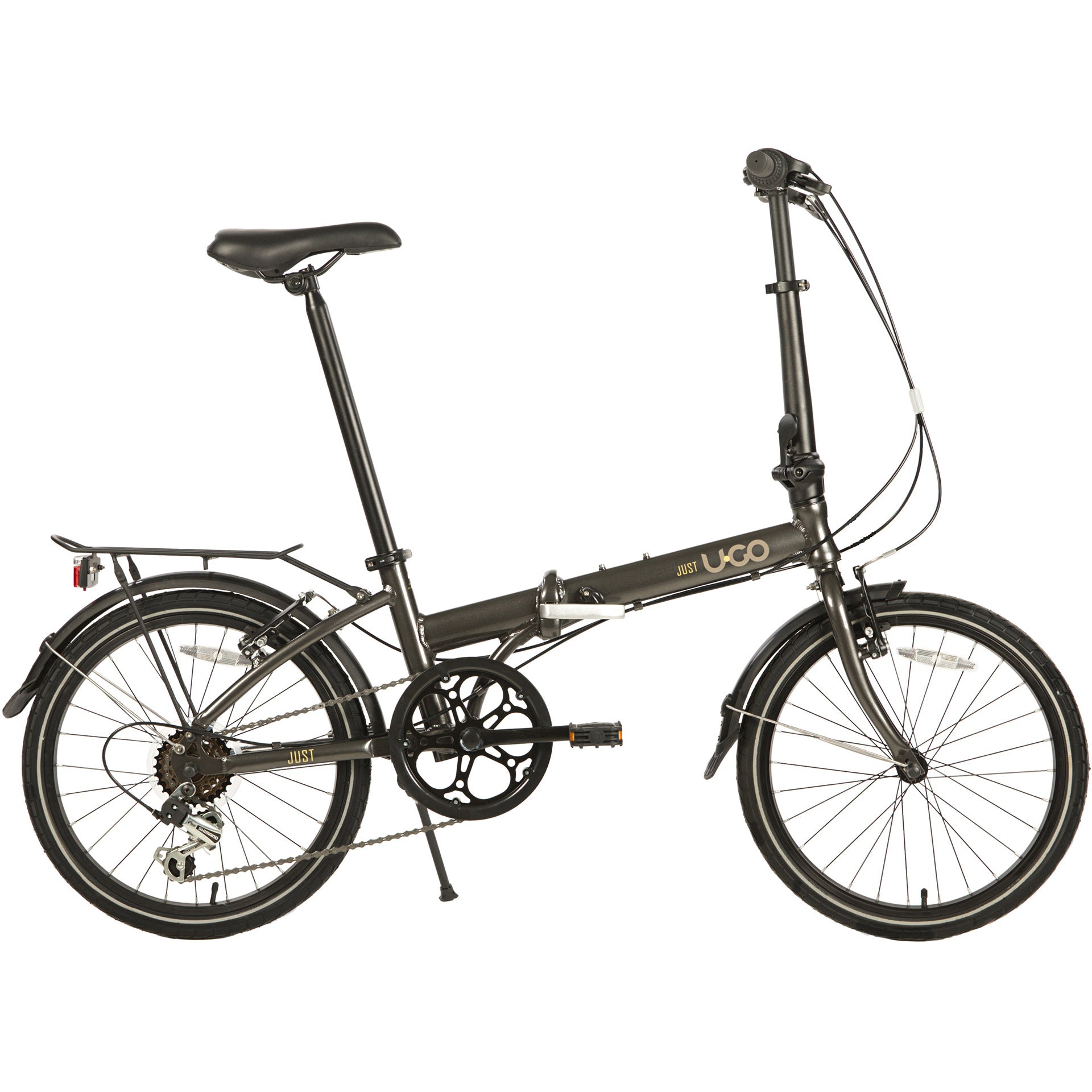 U•GO vouwfiets Just d6 20" iron grey
