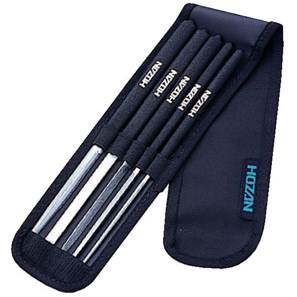 Hozan vijlenset K-150 5-delig in tas