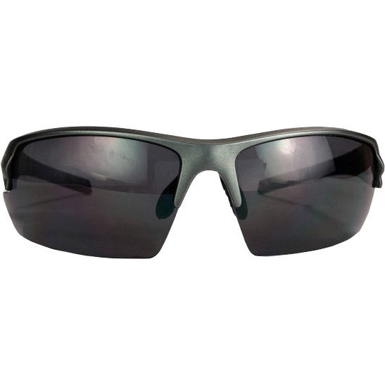 Mirage zonnebril grijs/zwart lens "icegreen"