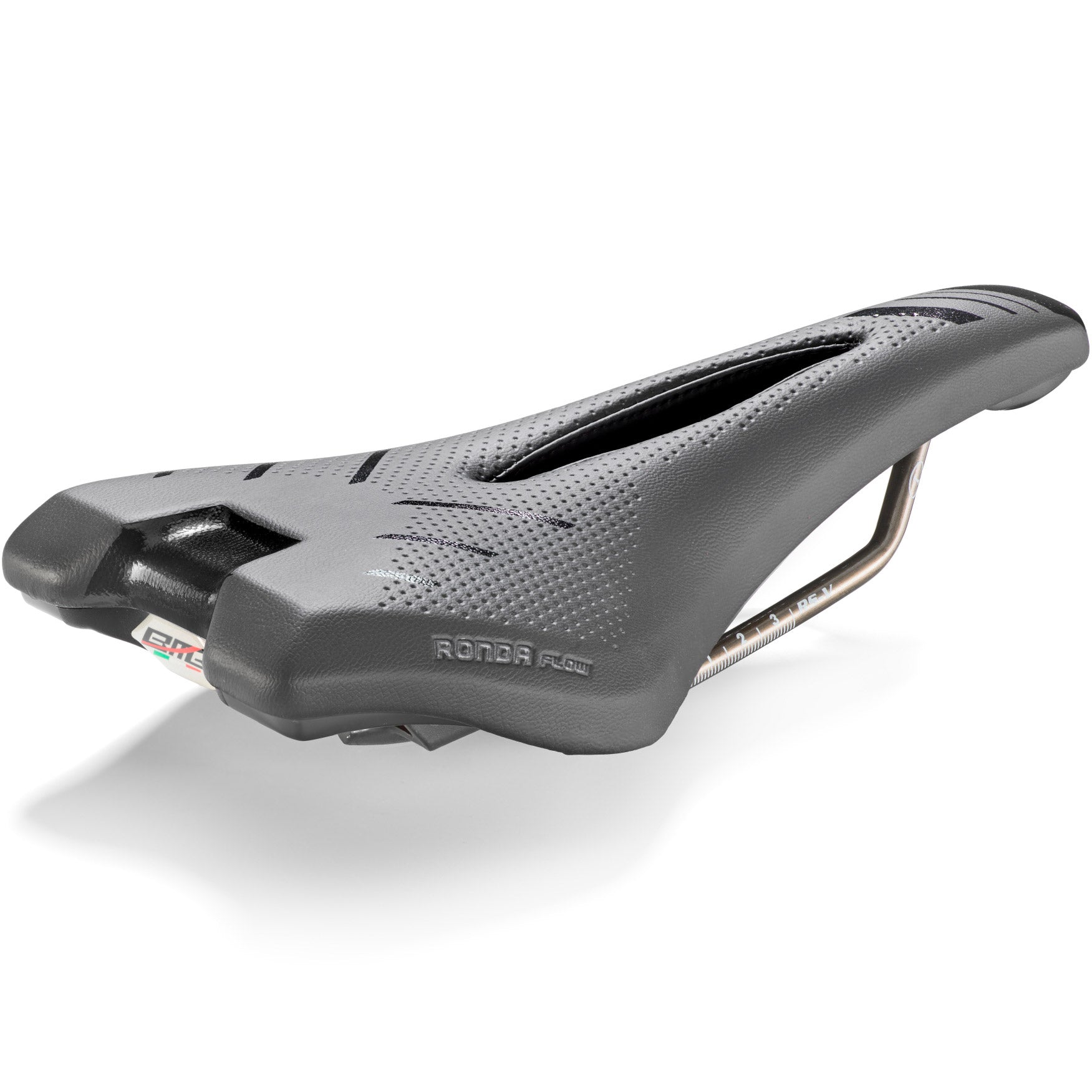 Monte Grappa zadel Ronda Flow vanox rail zwart