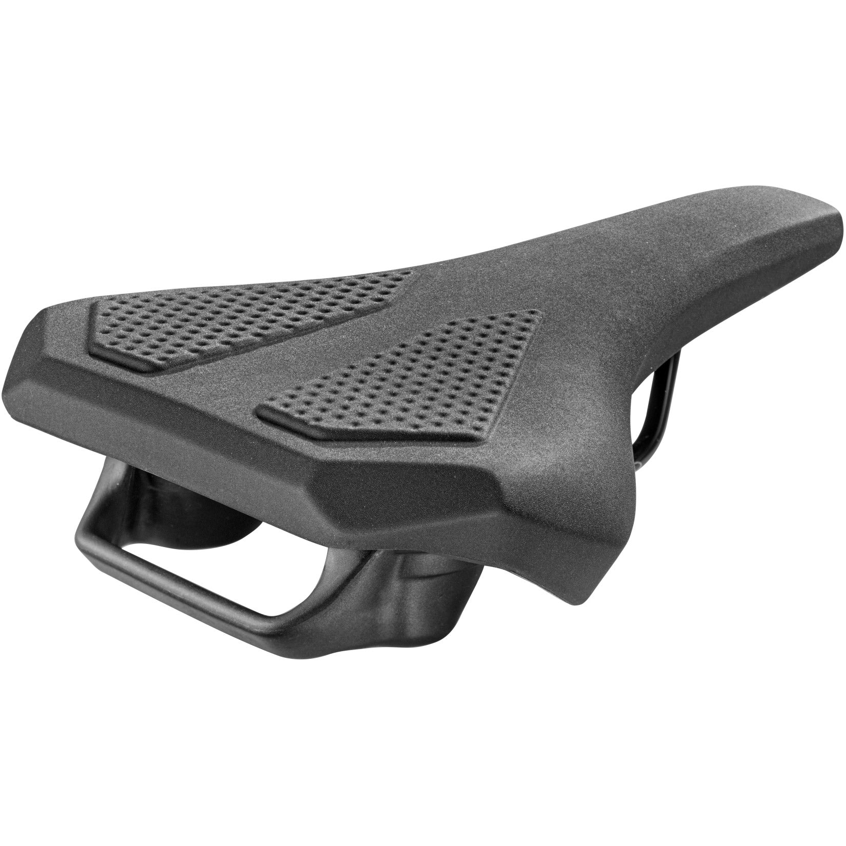 Monte Grappa zadel Corvetta met handgreep zwart