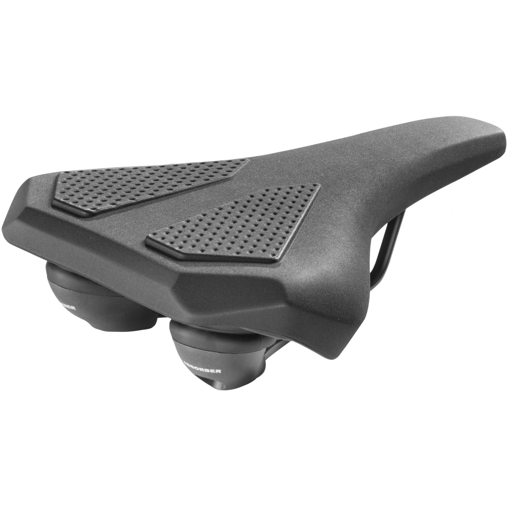 Monte Grappa zadel Corvetta met elastomeer zwart