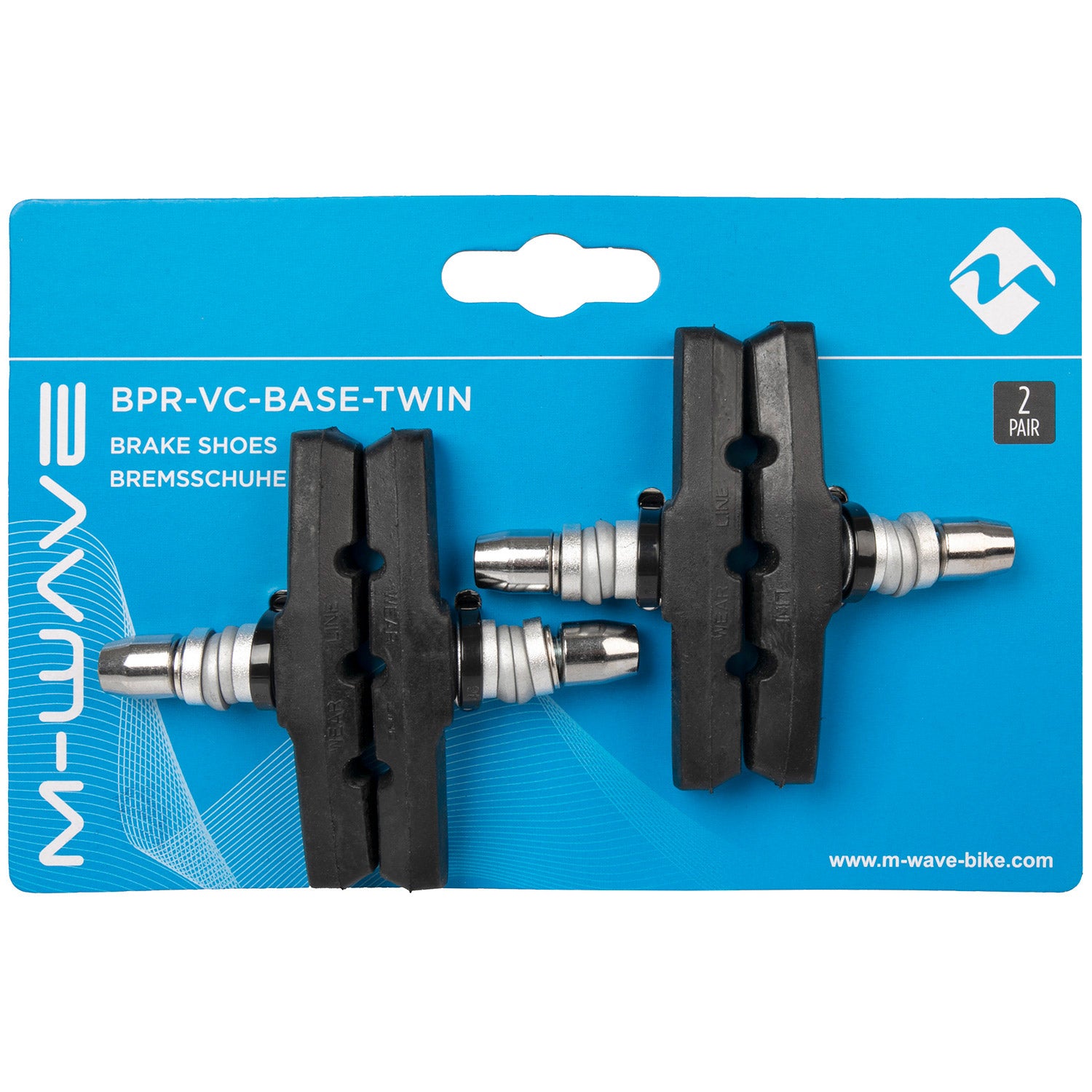 M-Wave remblokset BPR-VC Base-Twin V-brake 70mm (2pr)