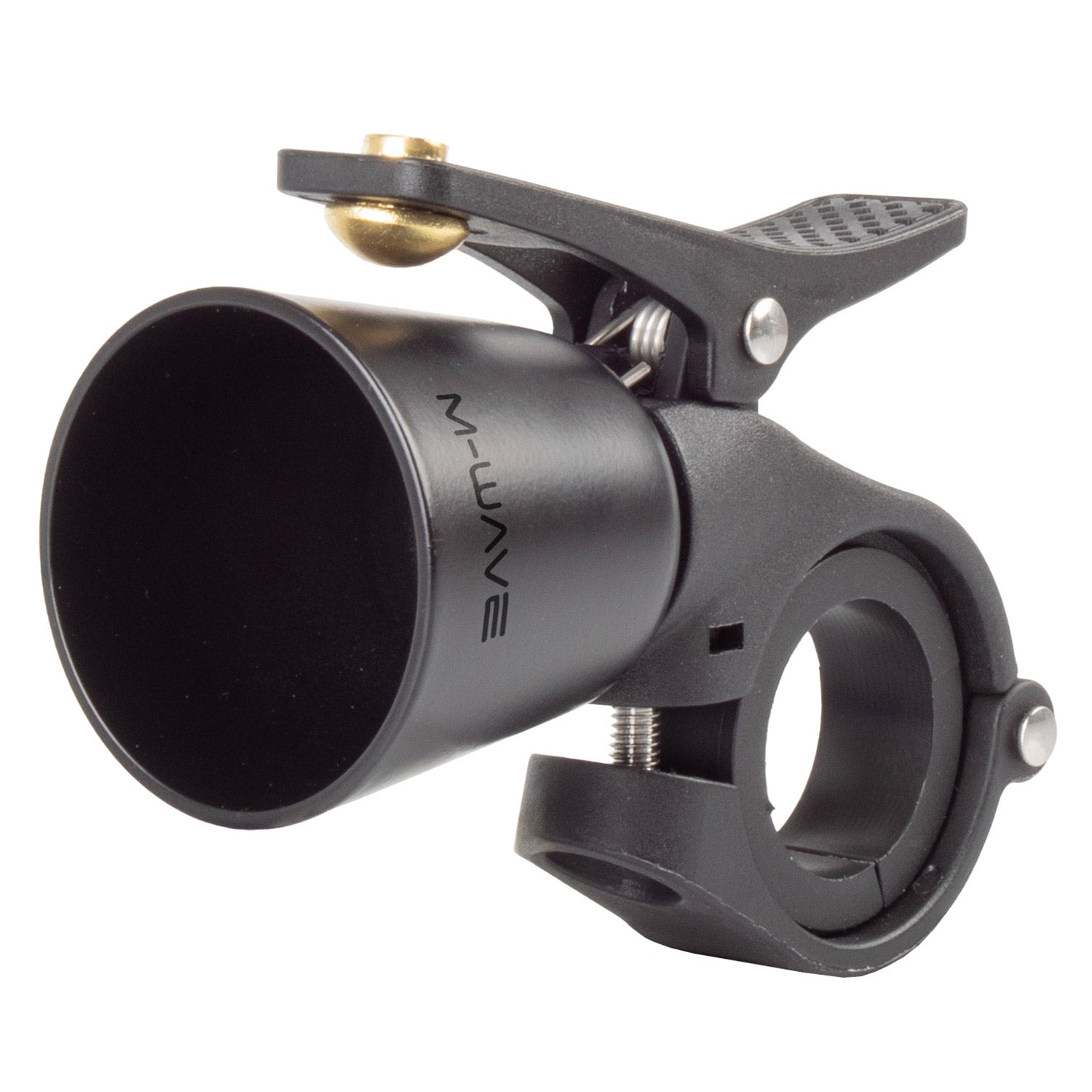 M-Wave mini-bel Trophy messing zwart