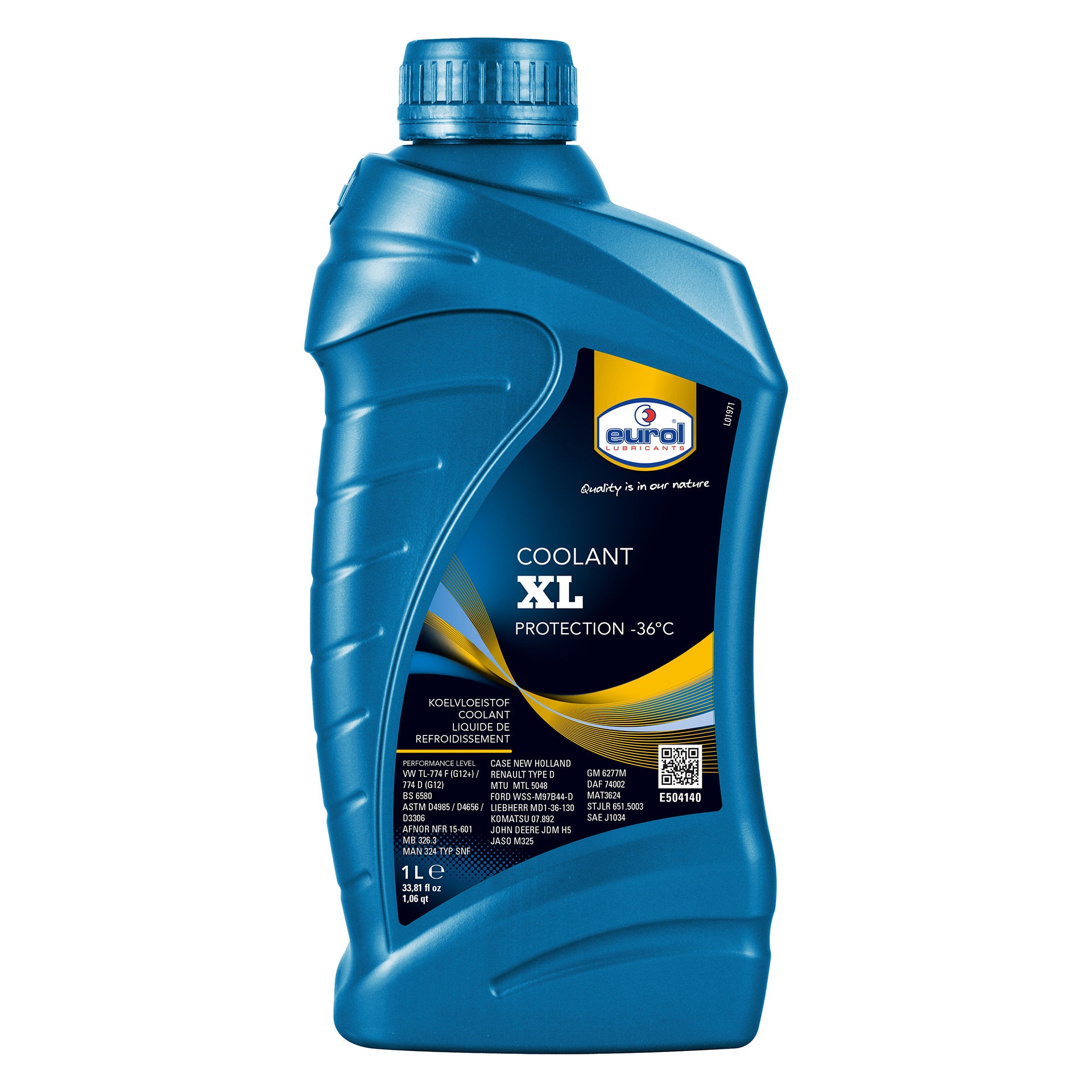 Eurol Koelvloeistof 1-liter XL Coolant -36graden VW TL-VW 774