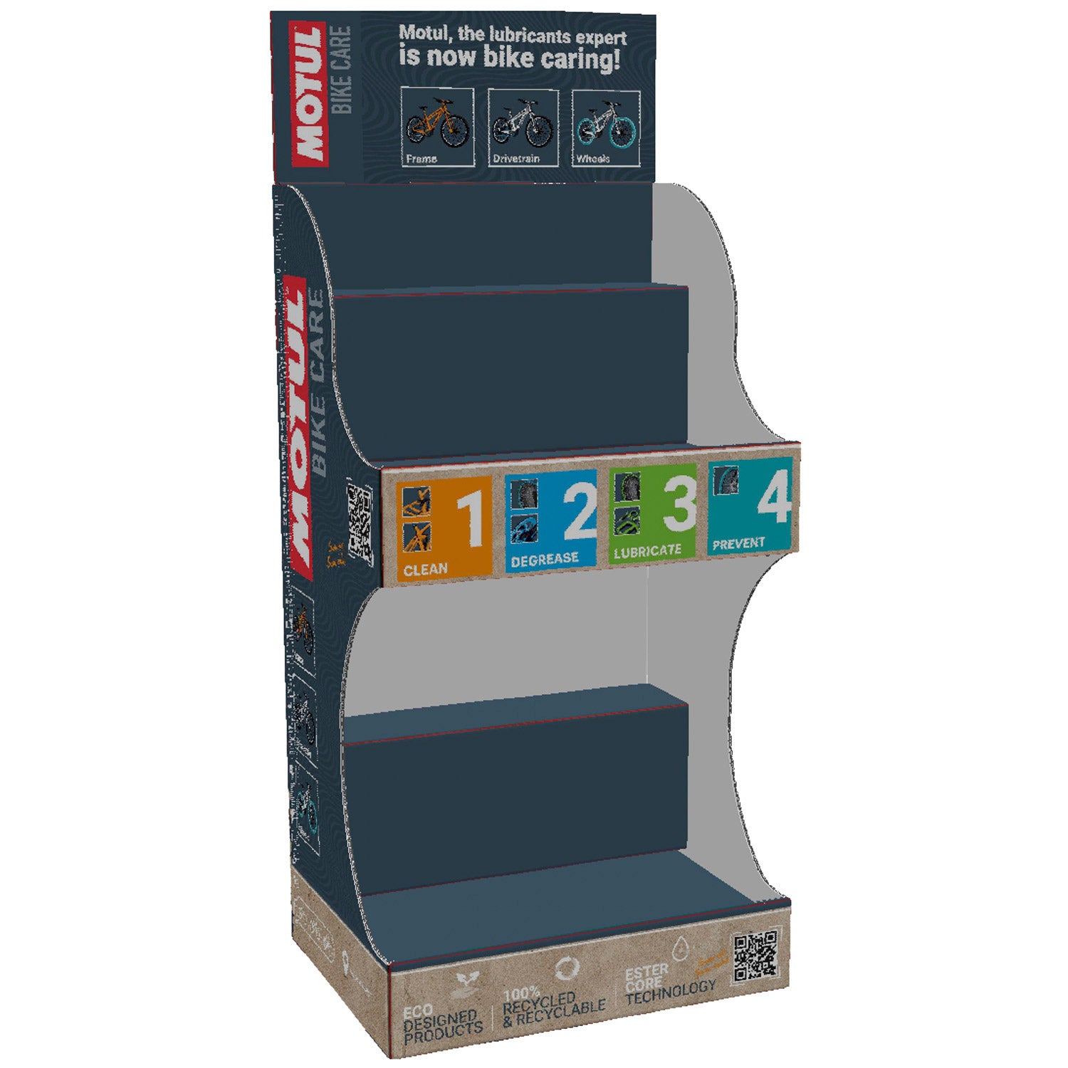 Motul counterdisplay karton (leeg)