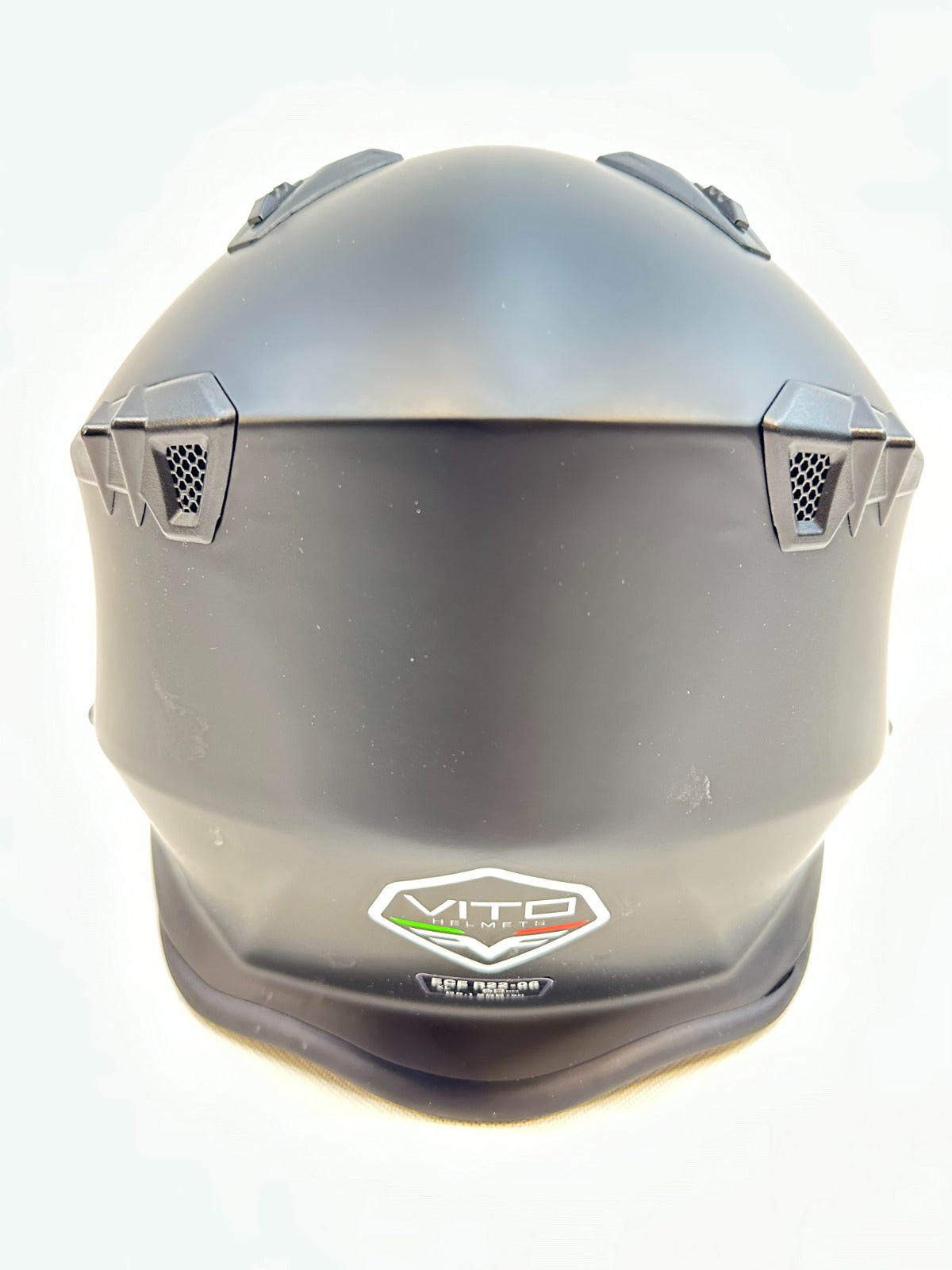 Vito Bruzano Jethelm - Motorhelm - Mat Zwart