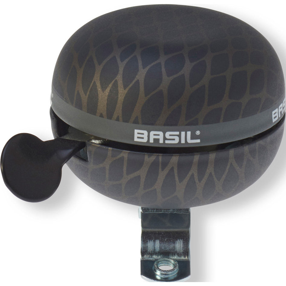 Basil Noir Bell ding dong 60mm metallic zwart 50462