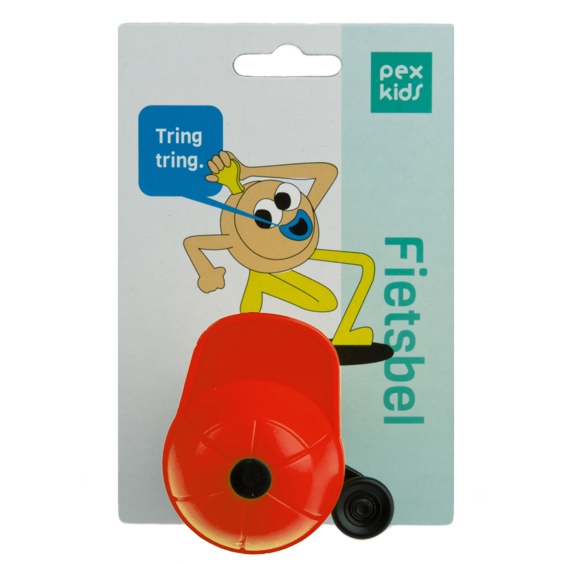 PexKids fietsbel Pietje met pet